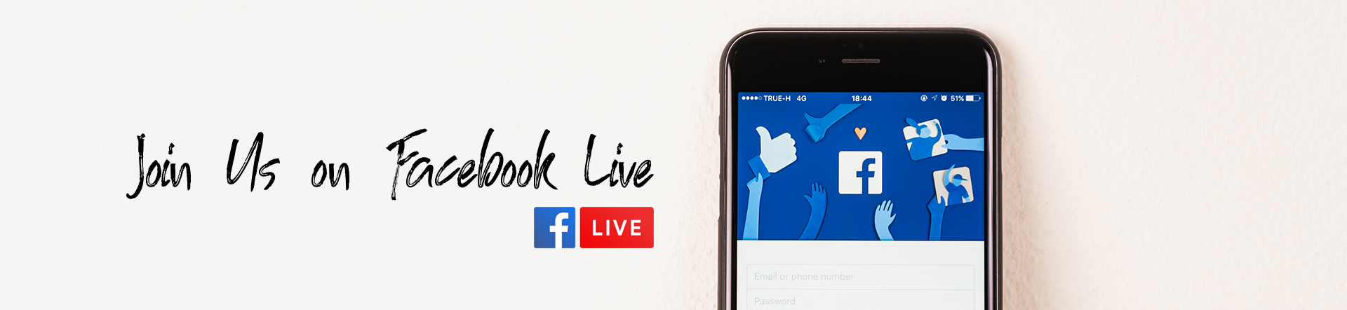 Join Us on Facebook Live